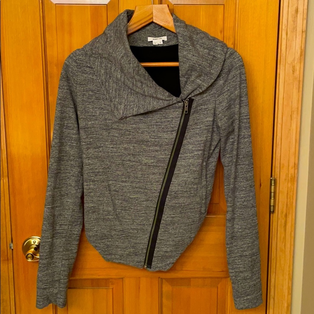 Helmut Lang Asymmetrical Zip Top